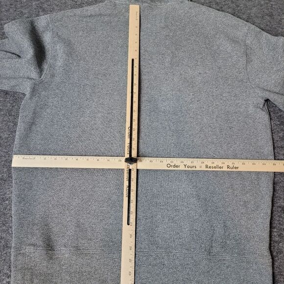 Polo Ralph Lauren Sweater Mens Size 2XL Gray Shawl Collar Red Small Pony - Picture 6 of 9